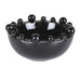 Black Mini Glazed Trinket Bobble Bowl 15cm | Annie Mo's