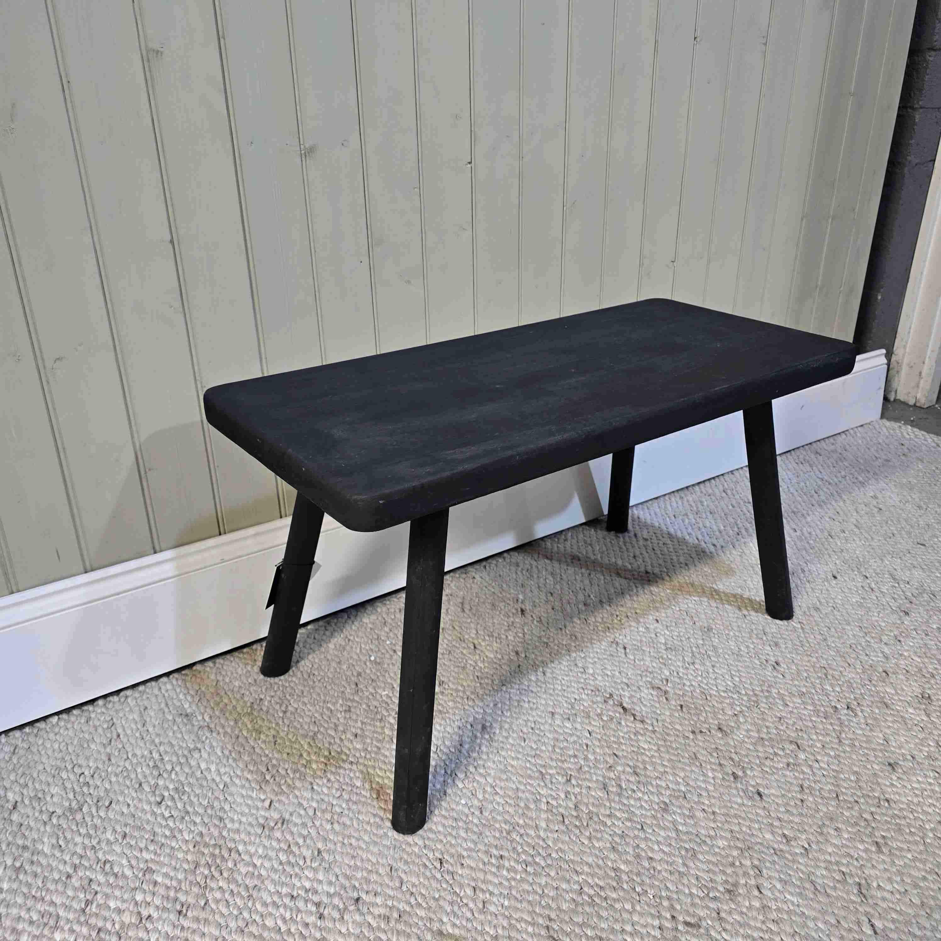 Black Wooden Bench 2