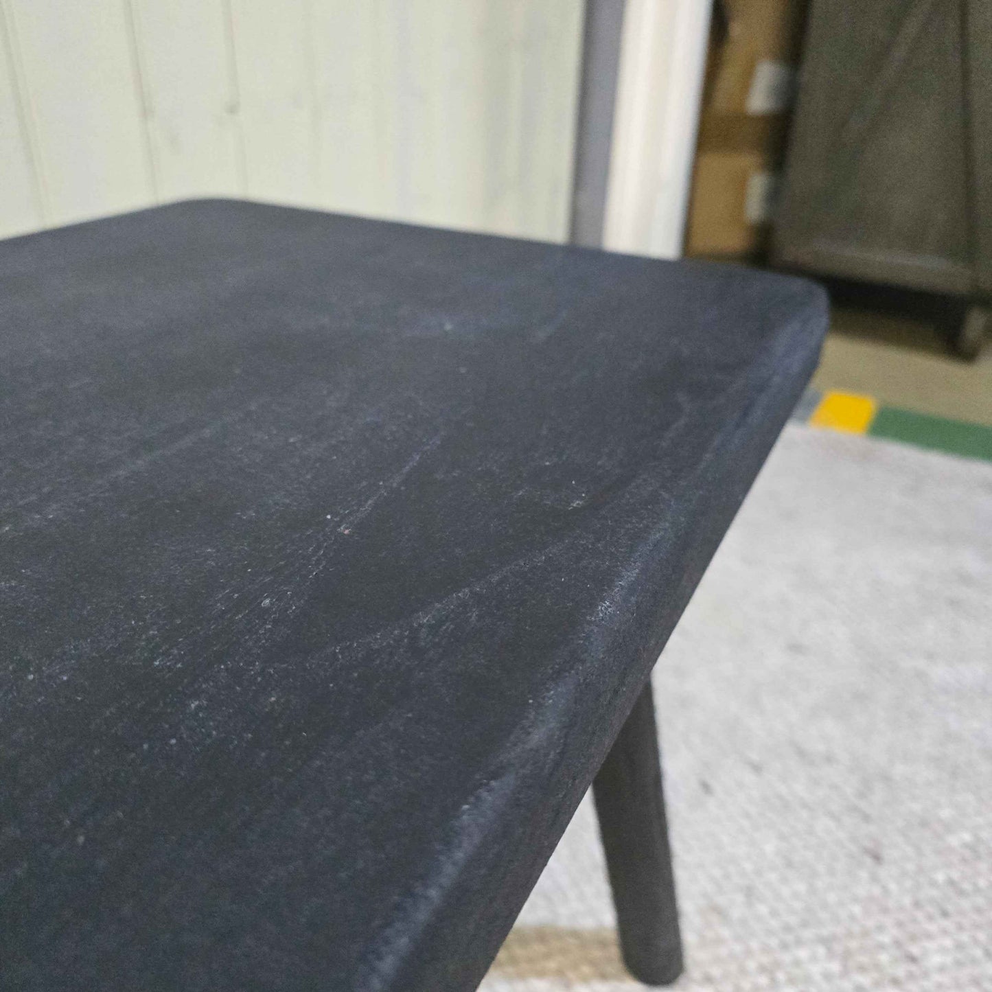 Black Wooden Bench 4