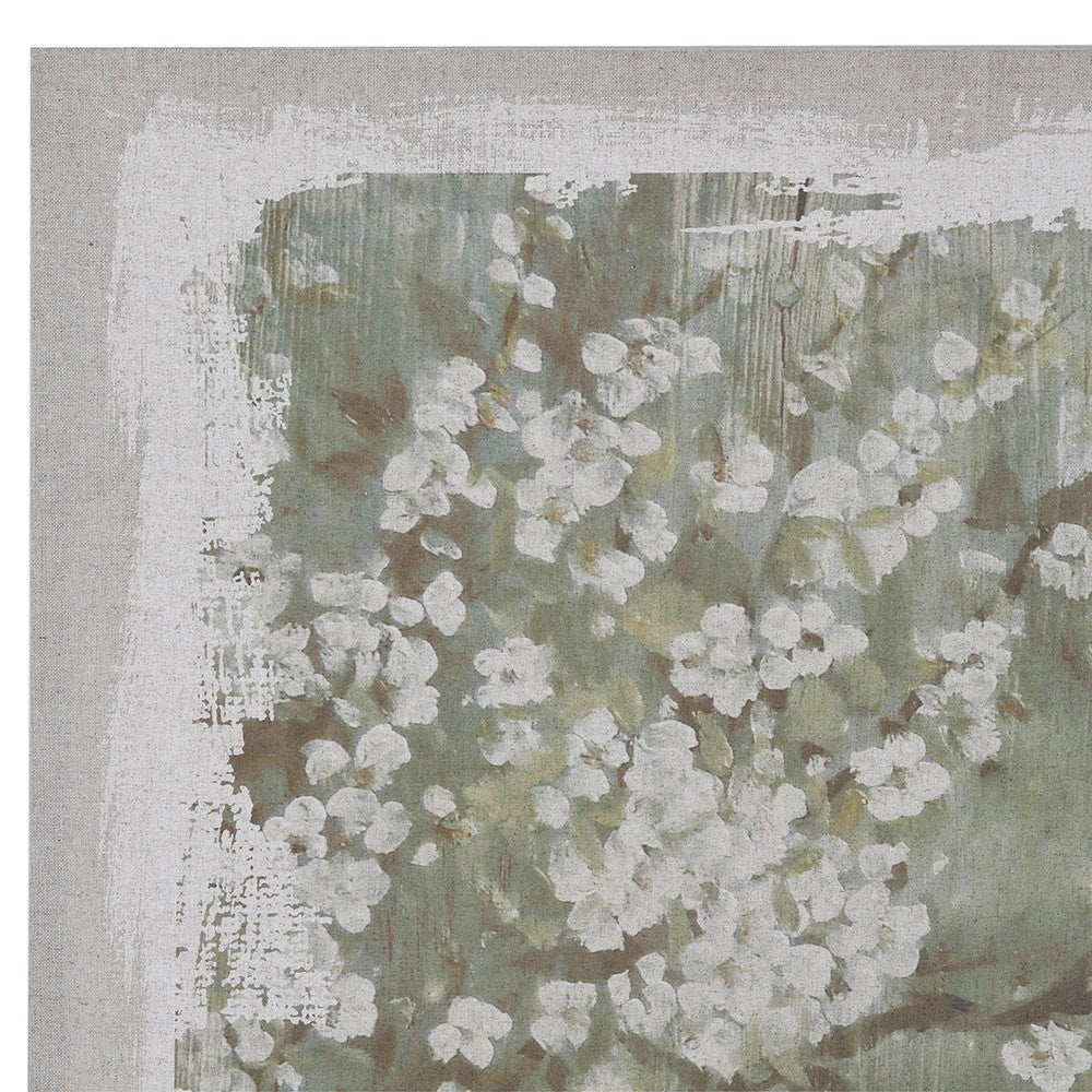 Blossom Canvas with Sage Green Background 152cm