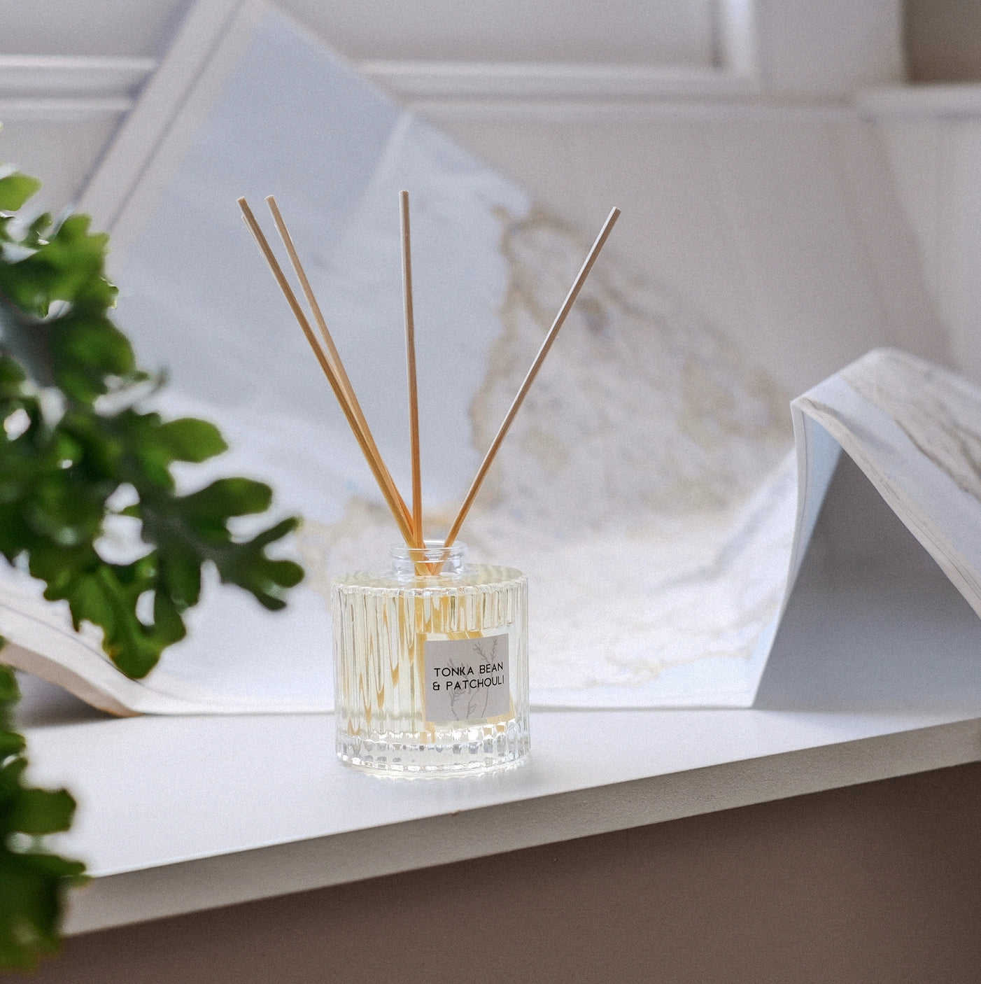 Bougie Ribbed Glass Reed Diffuser - 170ml with Gift Box - Scent Choice | Annie Mo's