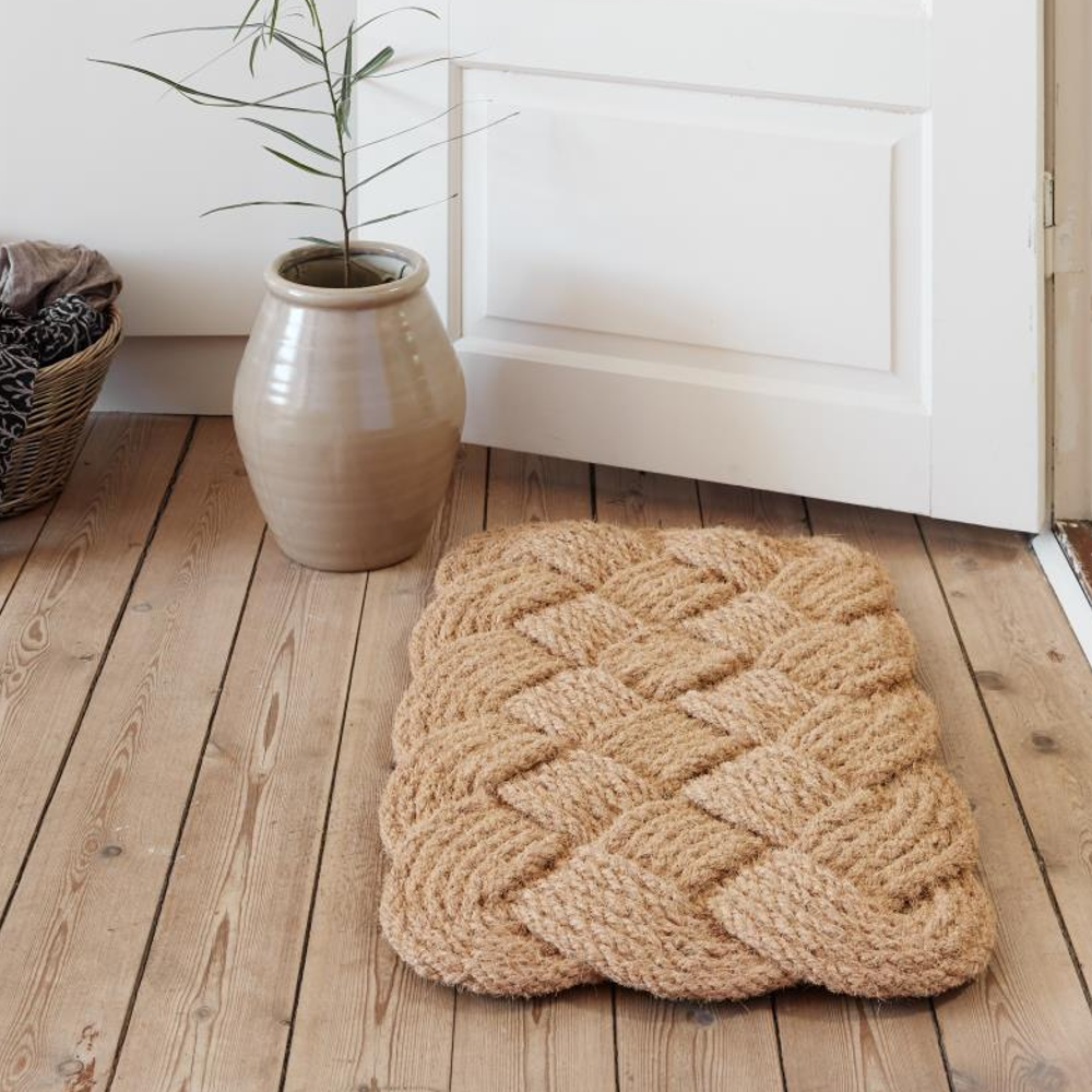 Braided Coconut Fibres Doormat 45cm | Annie Mo's