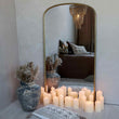 Brass Mirror with Pearl Detailing 2