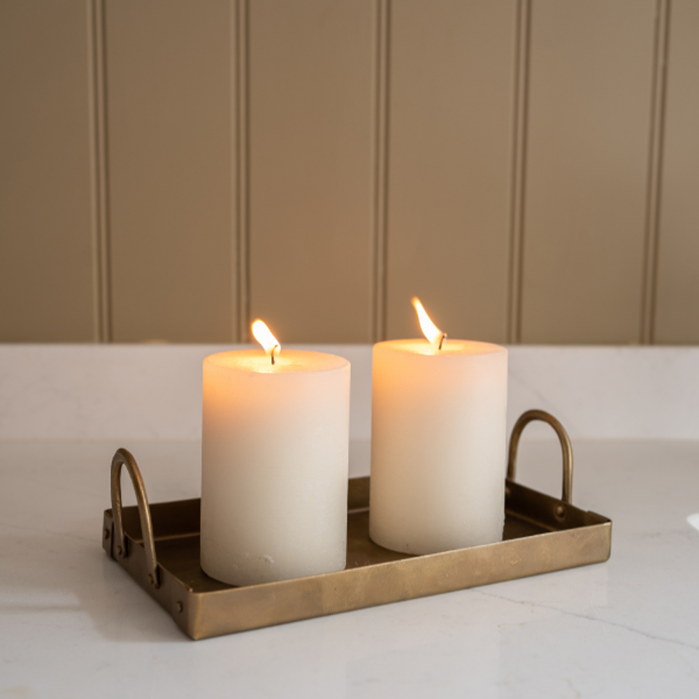 Brass Rectangular Tray 22cm | Annie Mo's
