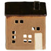 Brighton Tealight House with Cream Door 13cm