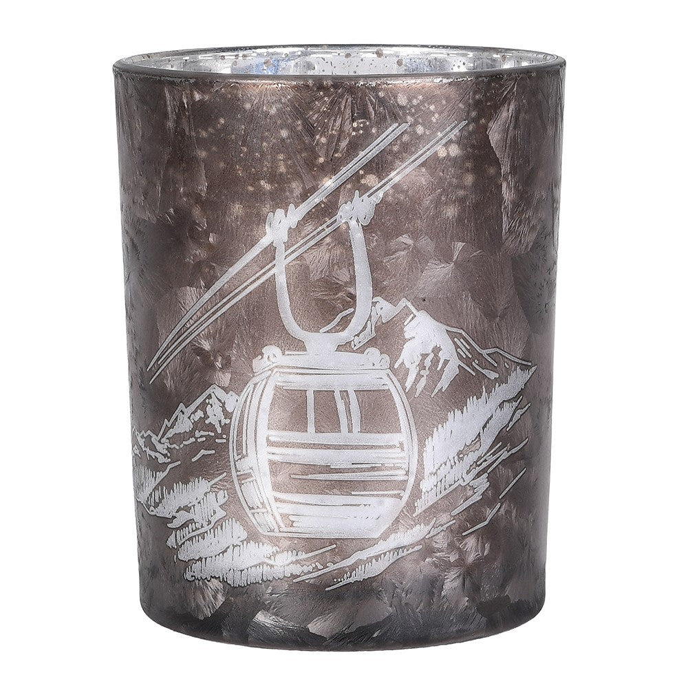 Bronze Cable Car Candle Holder 12cm | Annie Mo's