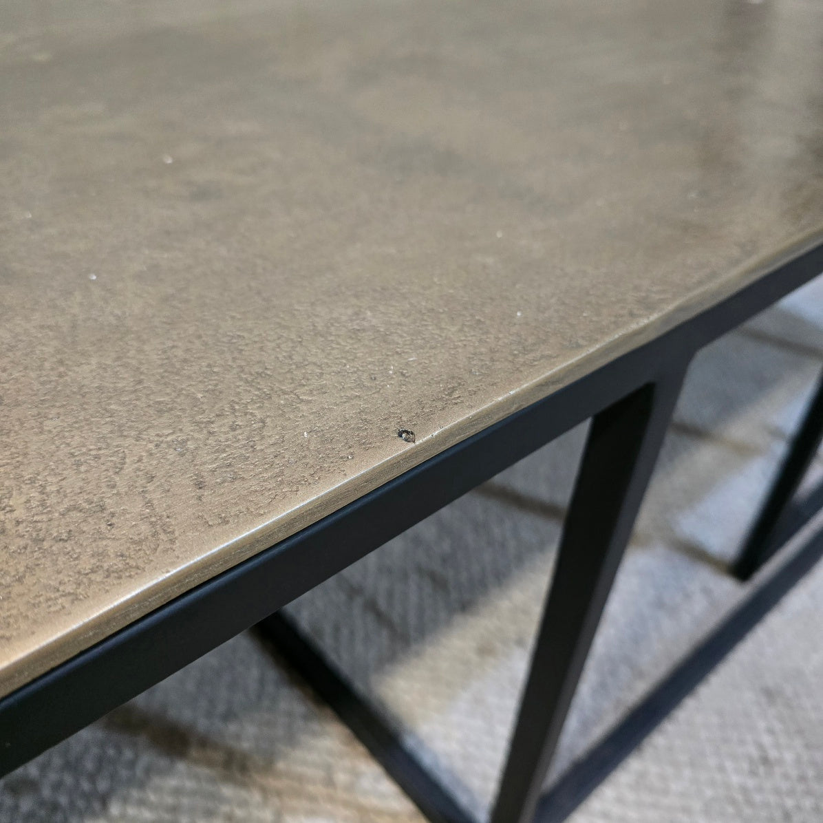 Bronze Black Triple Coffee Table 6