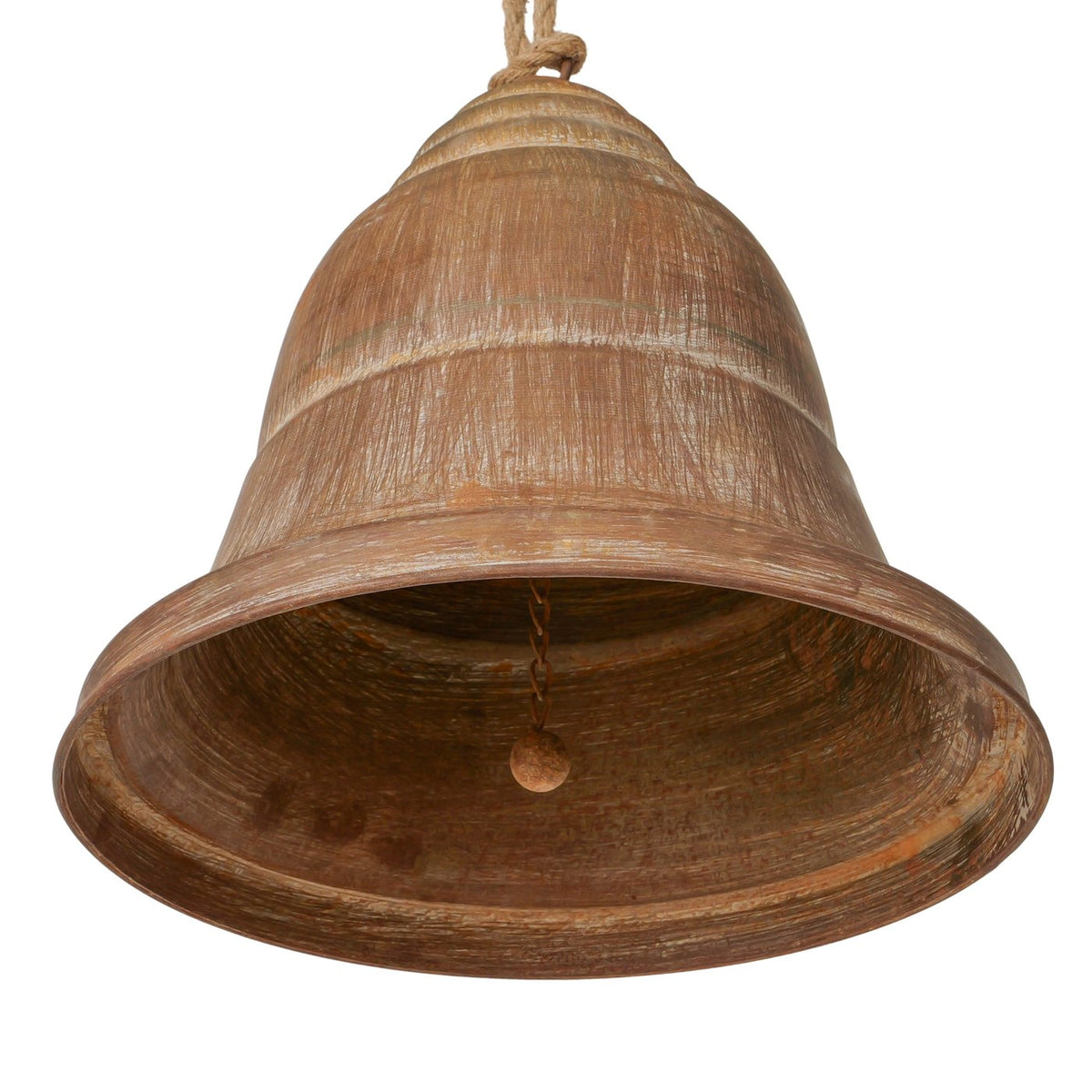 Brushed Effect Iron Large Bells - Size Choice-B