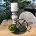 Bulbous Stone Effect Candleholder 32cm B