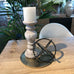Bulbous Stone Effect Candleholder 32cm C
