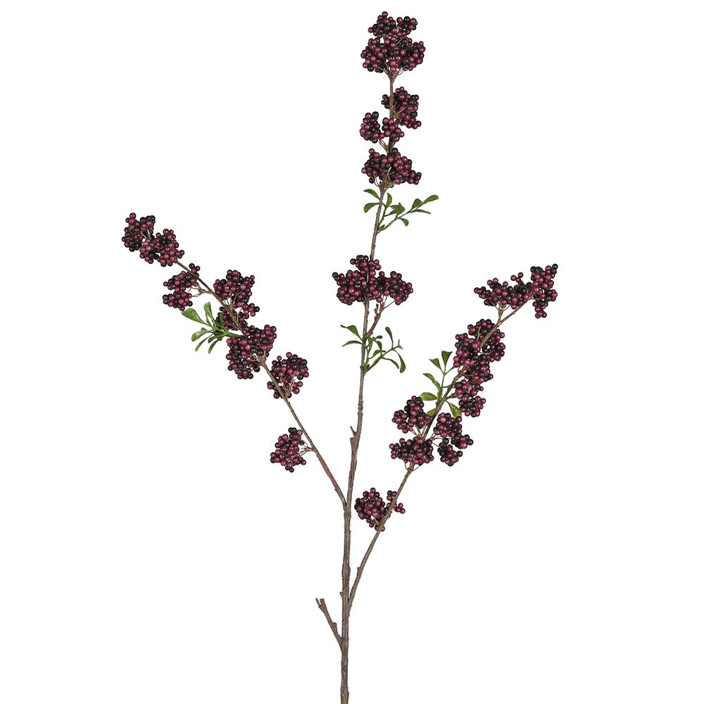 Burgundy Berry Stem 105cm | Annie Mo's