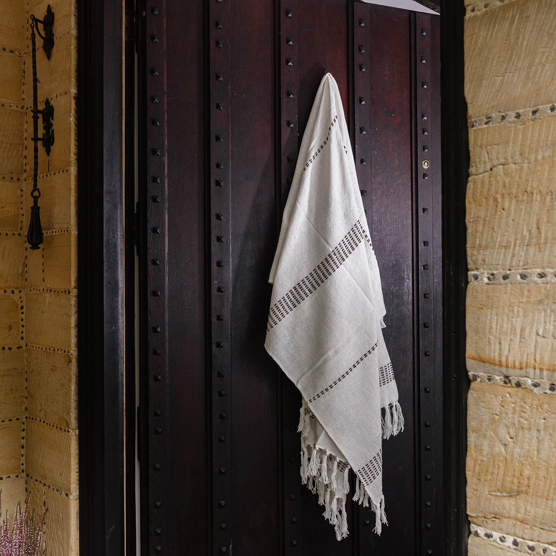 Burton Striped Cotton Throw 120 x 150cm | Annie Mo's