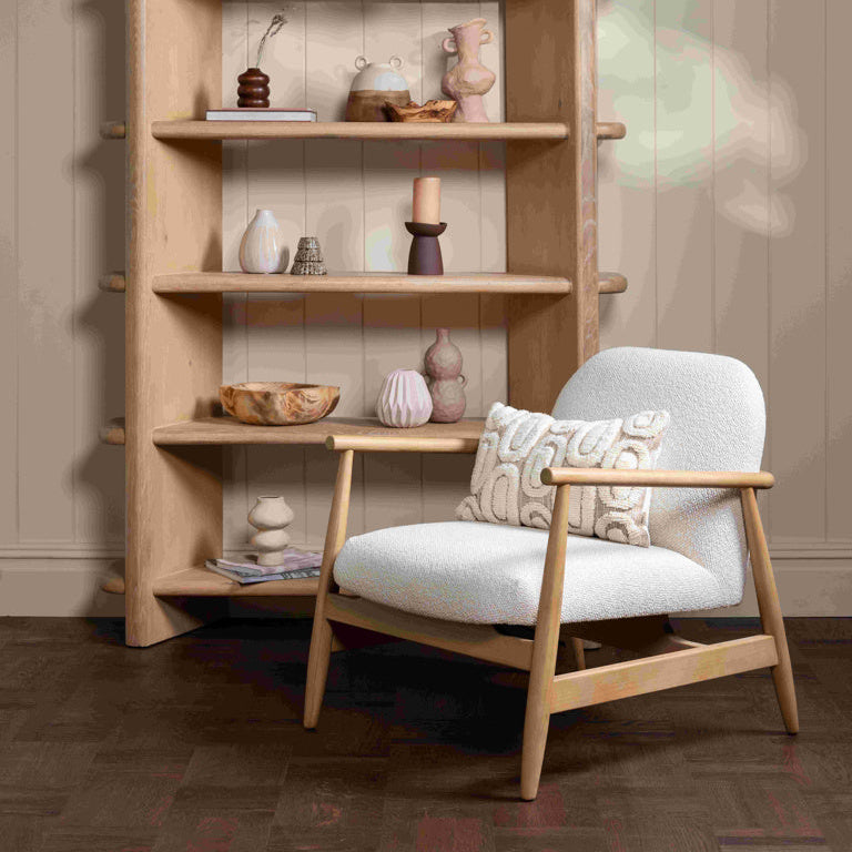 Lara Arm Chair - White