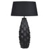 Black Table Lamp with Shade 90cm | Annie Mo's