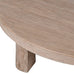 Reclaimed Elm Four Legged Round Coffee Table 105cm
