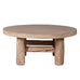 Reclaimed Elm Four Legged Round Coffee Table 105cm