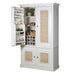 Nordic Gustavian Pantry Cabinet 130cm Wide | Annie Mo's