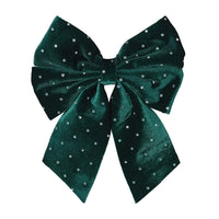 Emerald Sparkle Bow Clip 25cm | Annie Mo's