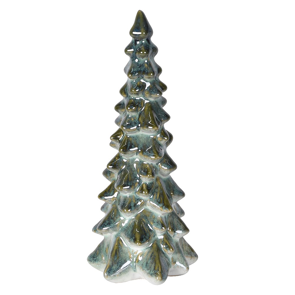 Enchanted Moss Green Glazed Ceramic Tree 20cm | Annie Mo's