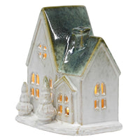 Glazed Ceramic Alpine Residence 13cm