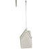 White Ceramic Hanging House Decoration 7.2cm Style Three | Annie Mo's
