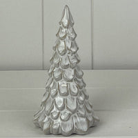 Glazed Ceramic Tree Ornament with Textured Detail 16cm | Annie Mo's