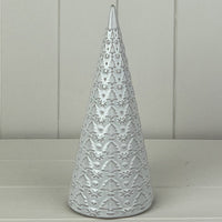 Glazed Ceramic Tree Ornament with Tree Textured Detail 22cm