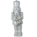 Glazed Ceramic Nutcracker Ornament With Textured Detail 32cm | Annie 