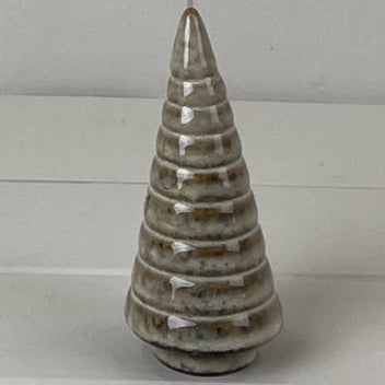 Beige Mottle Ceramic Tree Decoration 11cm | Annie Mo's