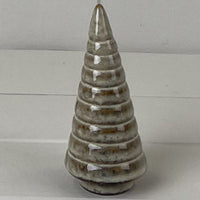 Beige Mottle Ceramic Tree Decoration 11cm | Annie Mo's