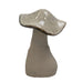 Beige Mottle Ceramic Mushroom Decoration (13.5cm)