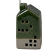 Green Ceramic House Decoration with LED 15cm | Annie Mo's