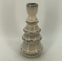 Glazed Ceramic Candle Holder 16cm | Annie Mo's
