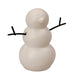 White Ceramic Snowman Decoration 8.5cm | Annie Mo's