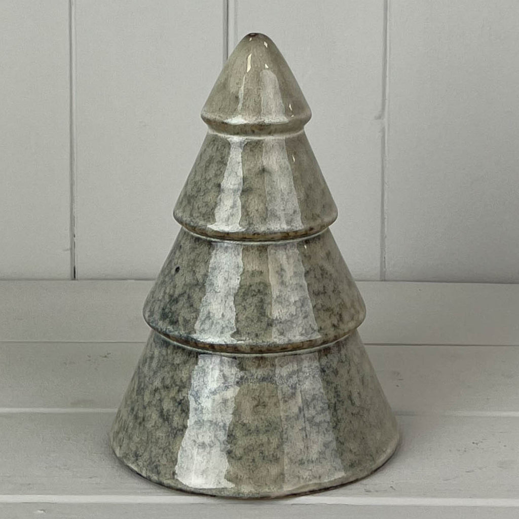 Glazed Ceramic Tree Decoration 18.5cm | Annie Mo's