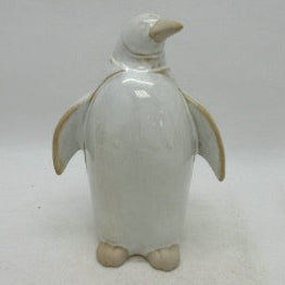 Large Stone Glazed Ceramic Penguin Ornament | Annie Mo's