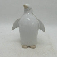 Medium Stone Glazed Ceramic Penguin Ornament | Annie Mo's
