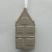 Hanging Grey Ceramic House 6cm| Annie Mo's