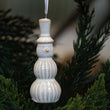 Hanging Ceramic Natural Snowman | Annie Mo's
