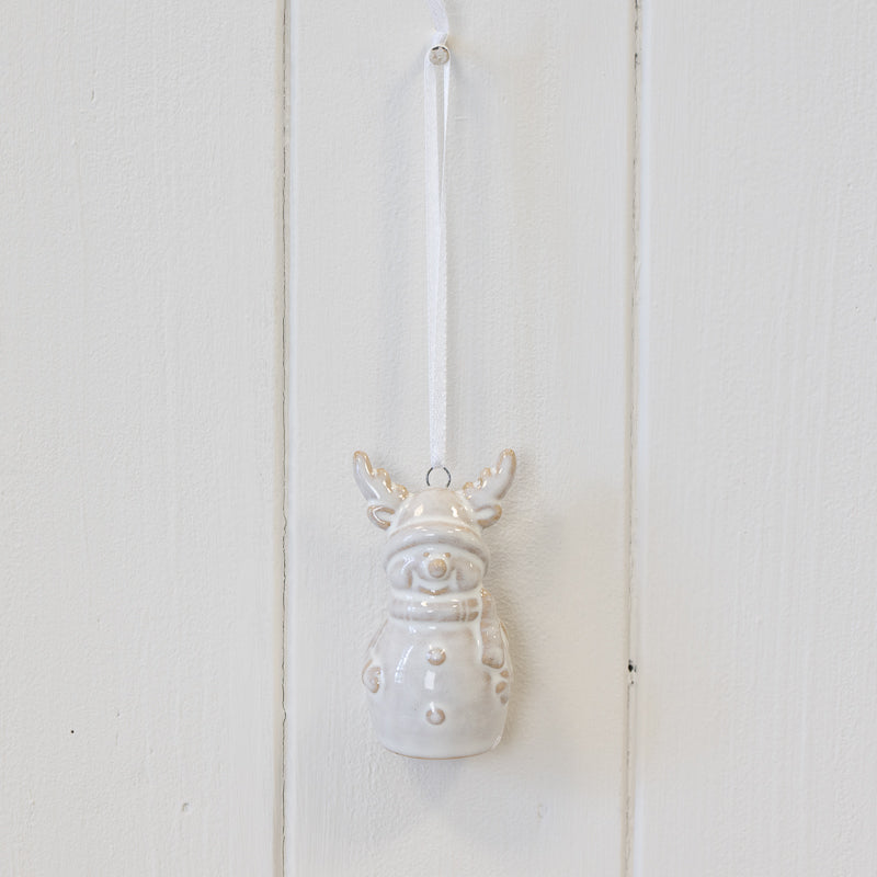 Hanging Ceramic Natural Reindeer