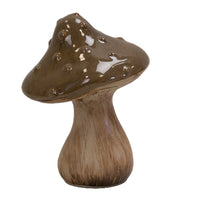 Brown Ceramic Mushroom | Annie Mo's