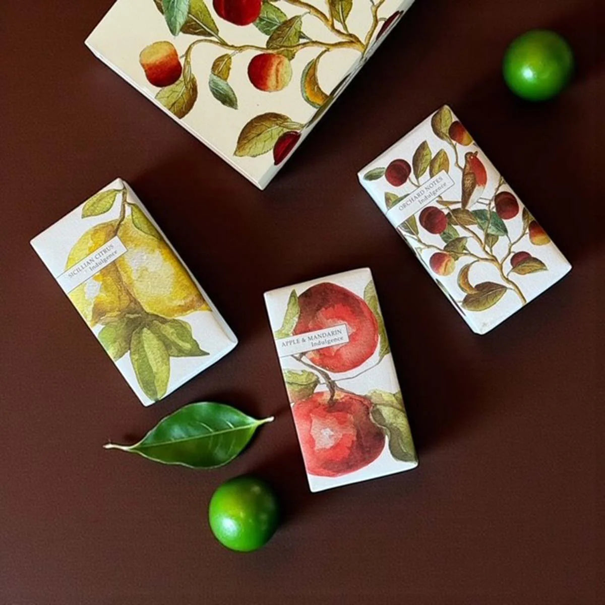 Set of Three Boxed Scented Soaps Fruity (Set 4)