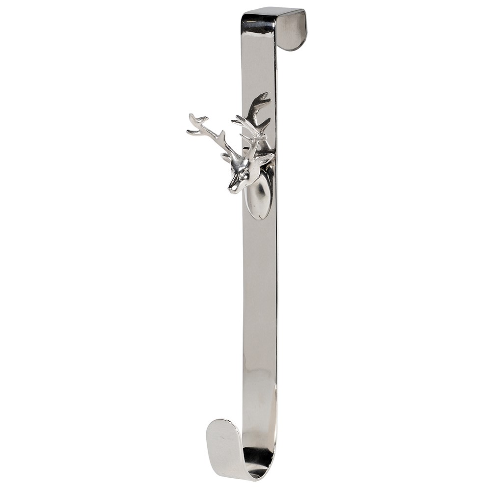 Silver Reindeer Wreath Holder 35cm | Annie Mo's