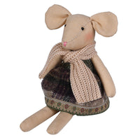 Plaid Pippin Mouse 18cm | Annie Mo's