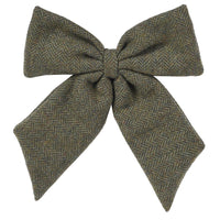 Herringbone Clip Bow 23cm | Annie Mo's
