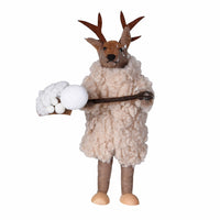 Snowy Shovel Reindeer 20cm | Annie Mo's