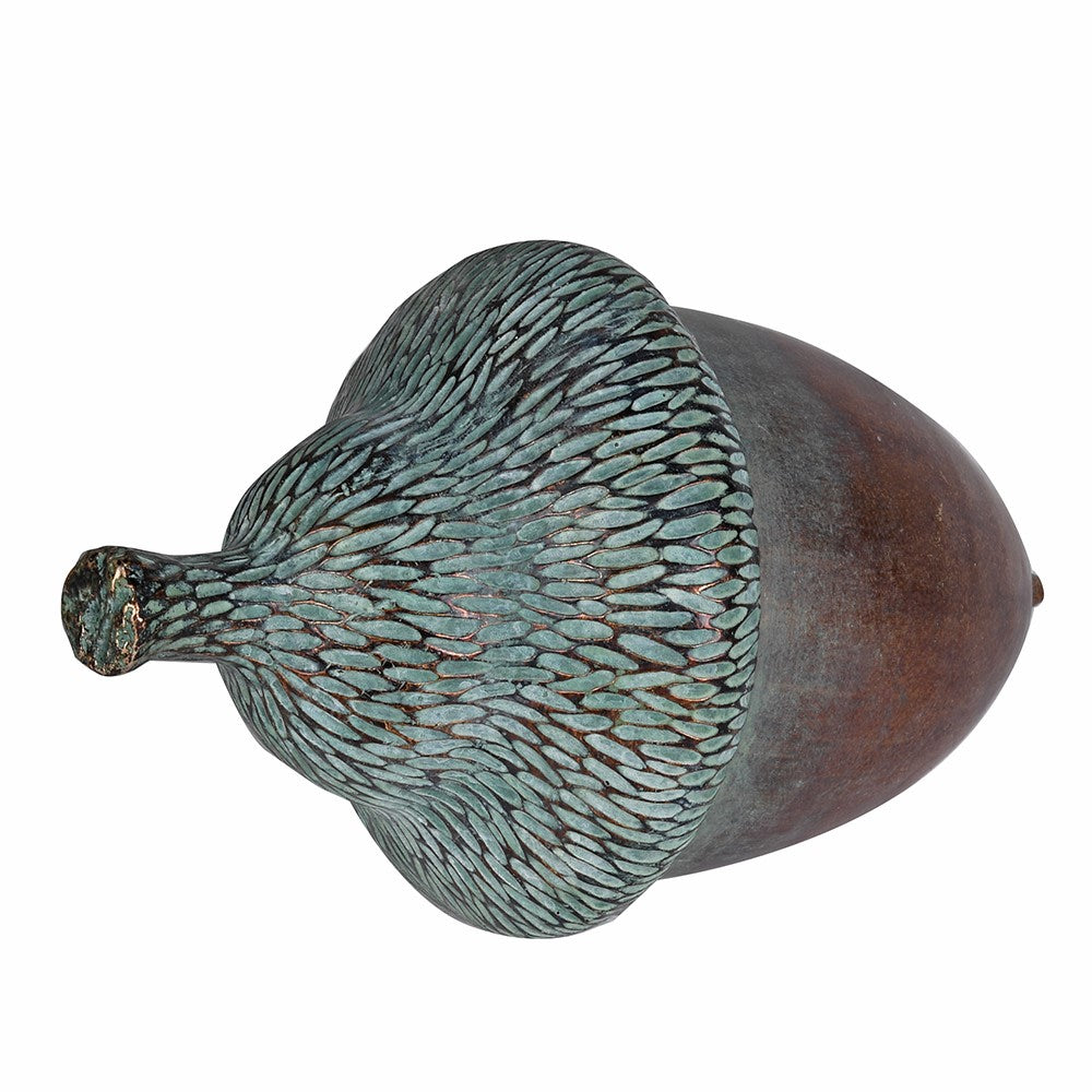 Small Verdigris Acorn 12cm