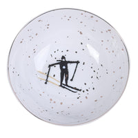 Ceramic Skiing Bowl 13cm | Annie Mo's