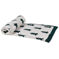 Green Christmas Tree Cotton Throw 160cm | Annie Mo's