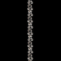 Silver Bead Laurel Leaf Garland 156cm | Annie Mo's